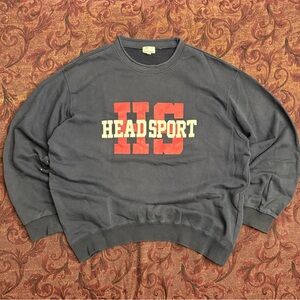 80/90s Head Sport Navy Crewneck